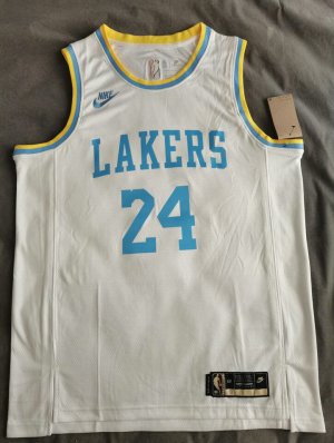 NBA 24 Bryant Lakers 22-23 Maillot Retro blanc